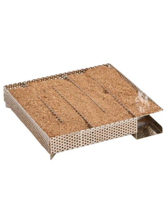 BBQ SUITSUAHI KOOS KÜLMSUITSU GENERAATORIGA, TSINGITUD TERAS
