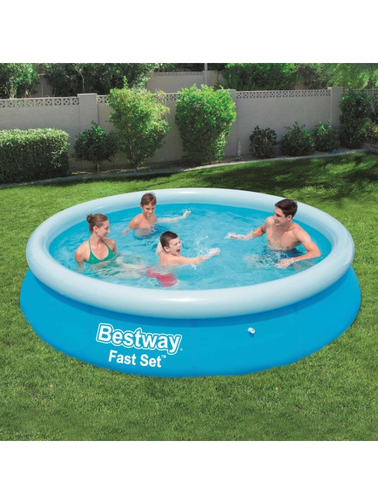 Bestway fast set täispuhutav täispumbatav bassein ümmargune 366x76 cm