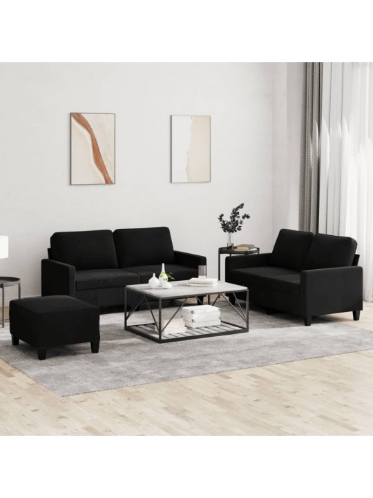 3-OSALINE DIIVANIKOMPLEKT PATJADEGA, MUST, SAMET