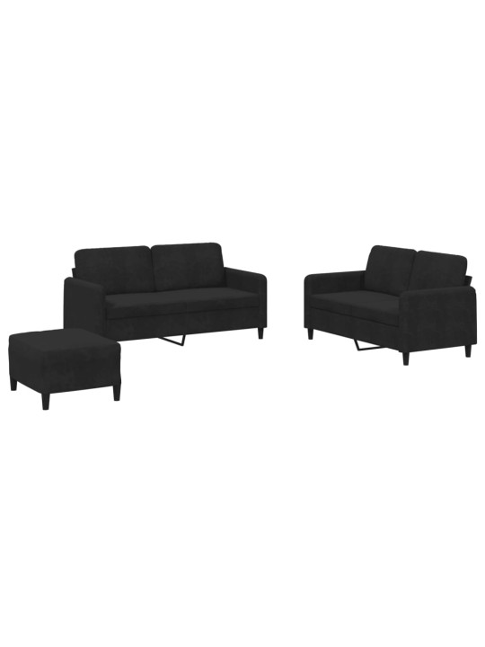 3-OSALINE DIIVANIKOMPLEKT, MUST, SAMET