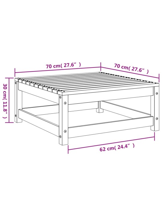 Aia jalapink, 70 x 70 x 30 cm, ebatsuuga puit