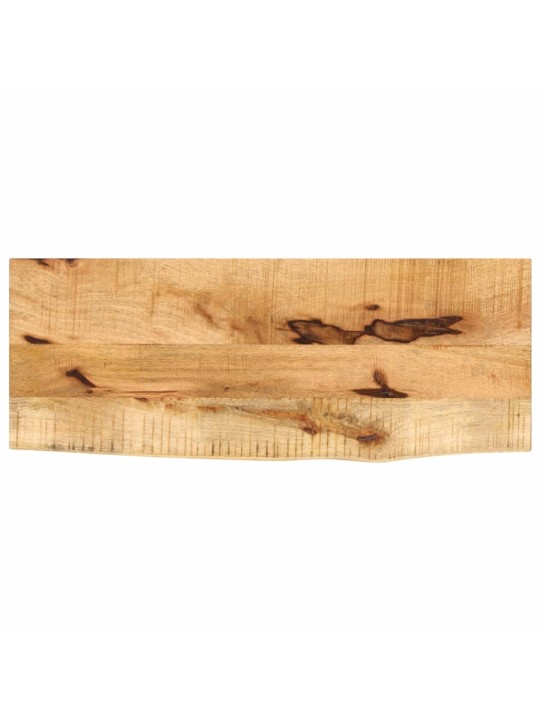 Lauaplaat, 90x30x2,5 cm, naturaalsete servadega, mangopuit