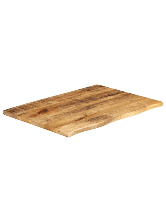 LAUAPLAAT 70X60X2,5 CM LIVE EDGE TÄISPUIDUST TÖÖTLEMATA MANGO