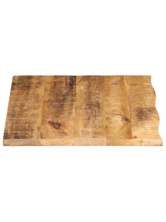 LAUAPLAAT 70X60X2,5 CM LIVE EDGE TÄISPUIDUST TÖÖTLEMATA MANGO