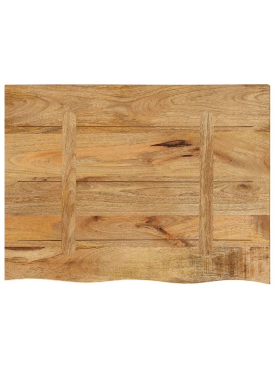 LAUAPLAAT 70X60X2,5 CM LIVE EDGE TÄISPUIDUST TÖÖTLEMATA MANGO