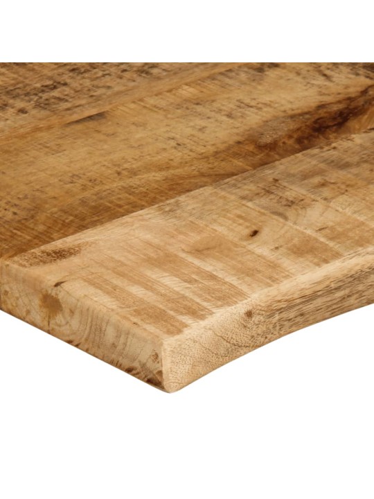 LAUAPLAAT 70X60X2,5 CM LIVE EDGE TÄISPUIDUST TÖÖTLEMATA MANGO