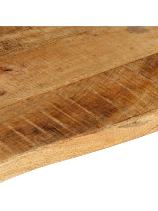 LAUAPLAAT 70X60X2,5 CM LIVE EDGE TÄISPUIDUST TÖÖTLEMATA MANGO