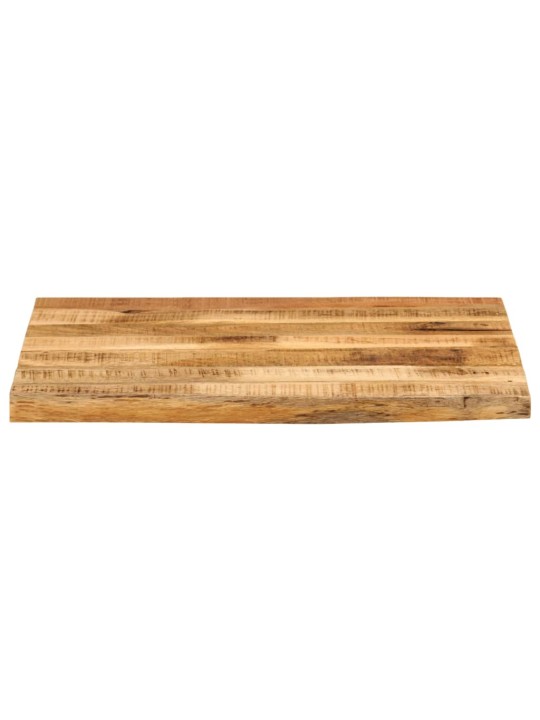 LAUAPLAAT 80X80X3,8 CM LIVE EDGE TÄISPUIDUST TÖÖTLEMATA MANGO
