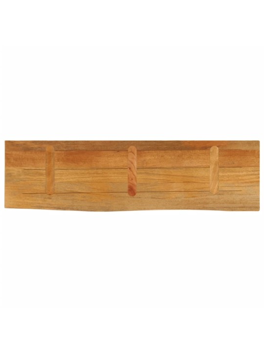 Lauaplaat, naturaalse servaga, 120 x 40 x 2,5 cm, mangopuit