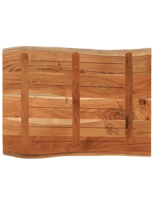 LAUAPLAAT 90X60X2,5 CM RISTKÜLIK AKAATSIAPUIT NATURAALNE SERV