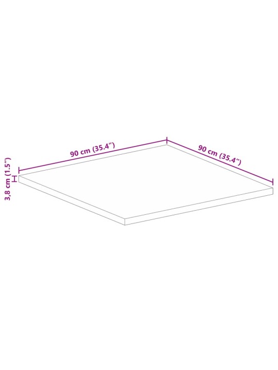 LAUAPLAAT, 90X90X3,8 CM, KANDILINE, MANGOPUIT