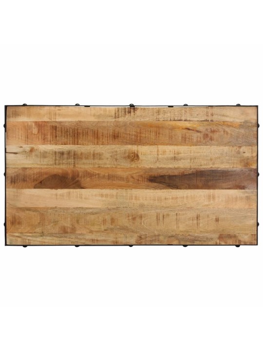 RATASTEGA KOHVILAUD, MANGOPUIT, 100 X 55 X 26 CM