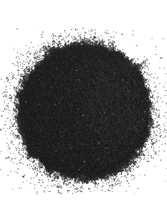AKVAARIUMILIIV, 10 KG, MUST, 0,2-2 MM
