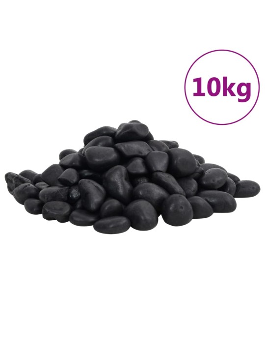 Poleeritud veerkivi 10 kg, must, 2-5 cm
