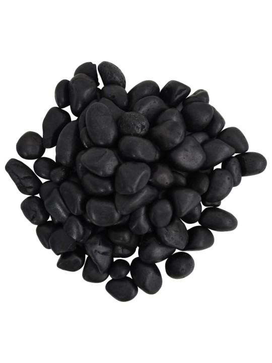 Poleeritud veerkivi 25 kg, must, 2-5 cm