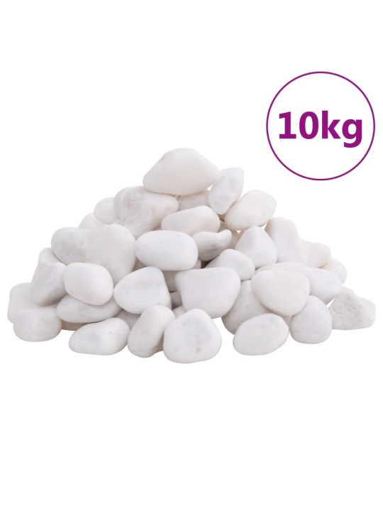 Poleeritud veerkivi 10 kg, valge, 2-5 cm