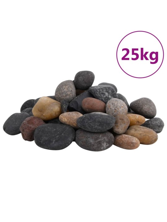 POLEERITUD VEERKIVI 25 KG, ERIVÄRVI, 5-8 CM