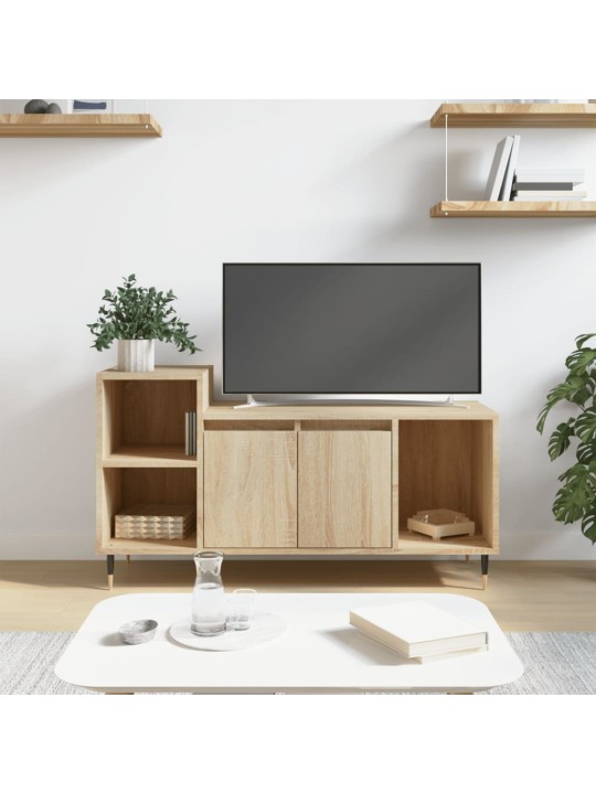 Telerikapp, sonoma tamm, 100 x 35 x 55 cm, tehispuit