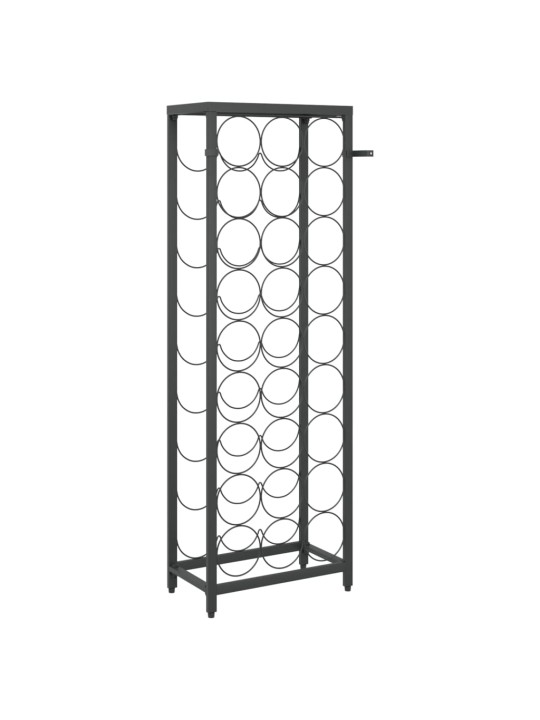 VEINIRIIUL 27 PUDELILE, MUST, 34 X 18 X 100 CM, SEPISTATUD RAUD