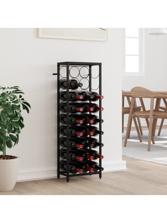VEINIRIIUL 27 PUDELILE, MUST, 34 X 18 X 100 CM, SEPISTATUD RAUD