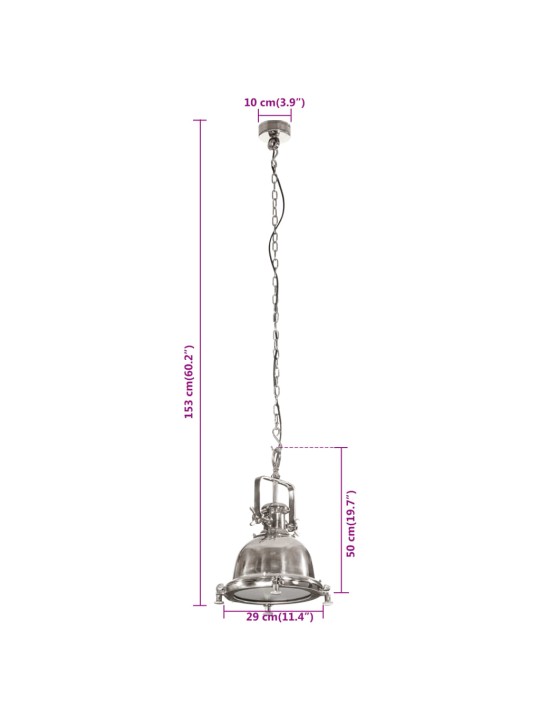 Ripplamp, 29 x 29 x 153 cm, alumiinium