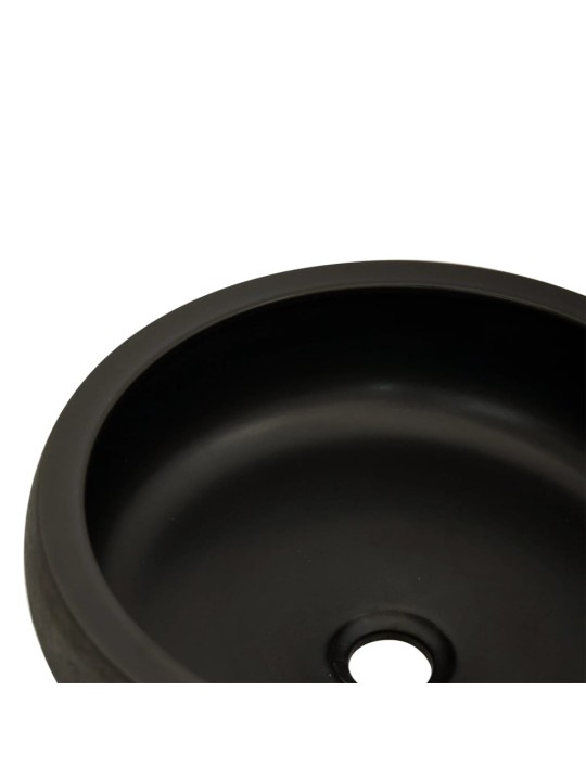 Valamu tööpinnale, must ja pruun, ümar, φ41x14, keraamiline