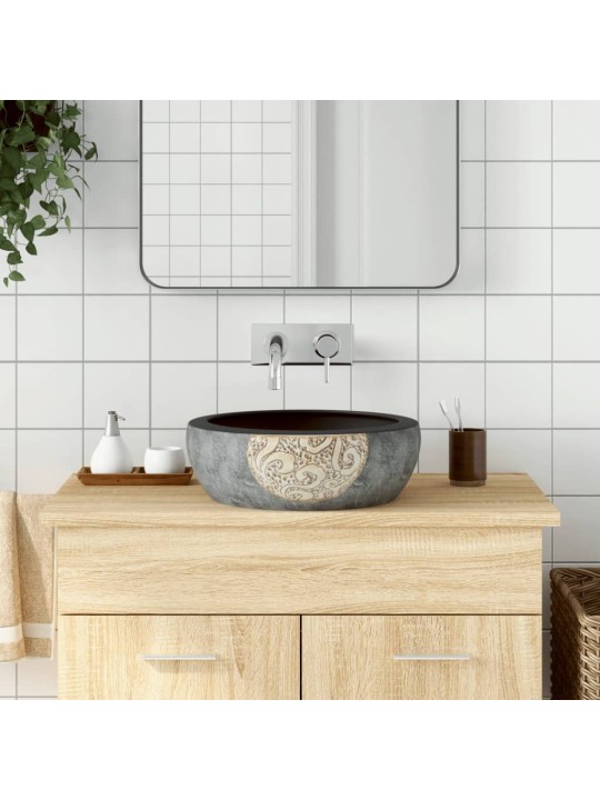 Valamu tööpinnale, must ja pruun, ümar, φ41x14, keraamiline