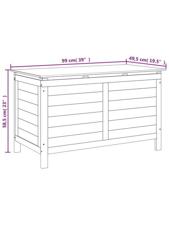 Aia hoiukast, antratsiithall, 99x49,5x58,5 cm, nulupuit