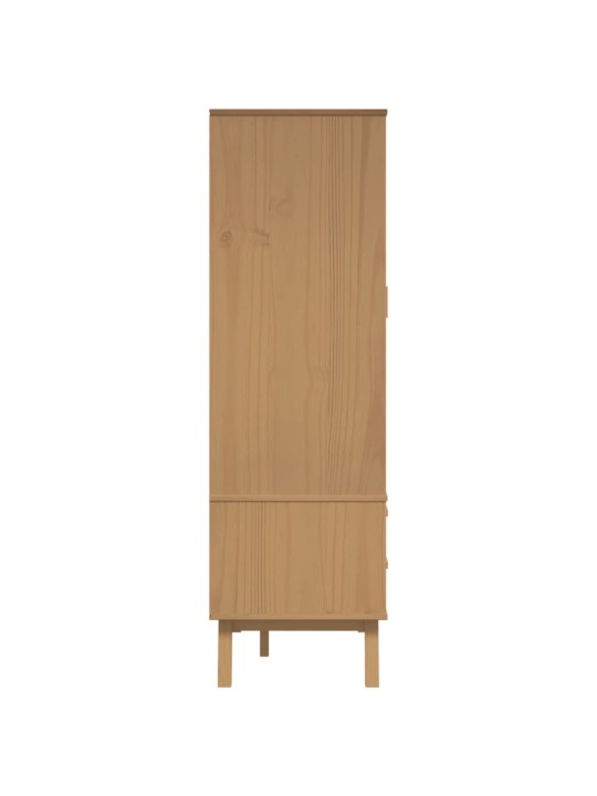 RIIDEKAPP "OLDEN", VALGE JA PRUUN, 76,5X53X172 CM, MÄNNIPUIT