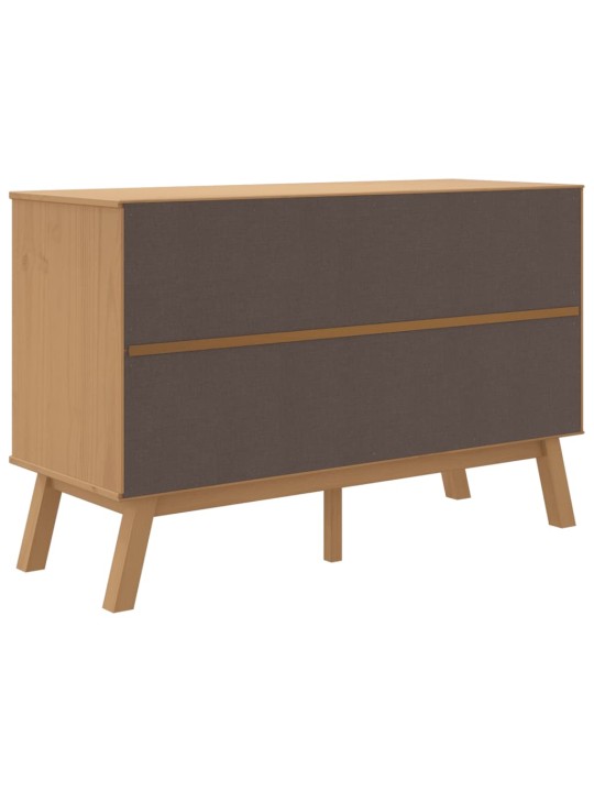PUHVETKAPP "OLDEN", HALL JA PRUUN, 114X43X73,5 CM, MÄNNIPUIT