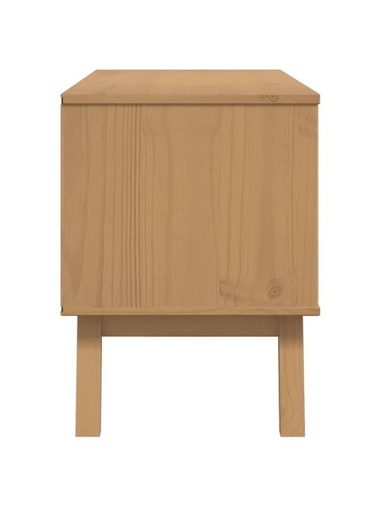 TELERIKAPP "OLDEN", PRUUN, 114 X 43 X 57 CM, MÄNNIPUIT