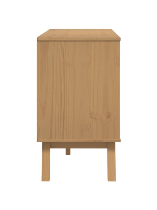 PUHVETKAPP "OLDEN", PRUUN, 114 X 43 X 73,5 CM, MÄNNIPUIT