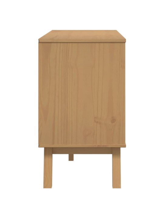 PUHVETKAPP "OLDEN", VALGE JA PRUUN, 114X43X73,5 CM, MÄNNIPUIT