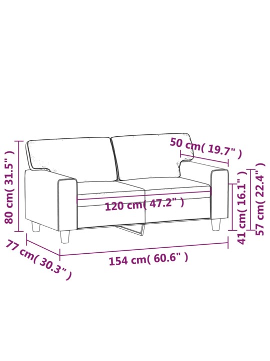 2-kohaline diivan, hall,120 cm, kunstnahast