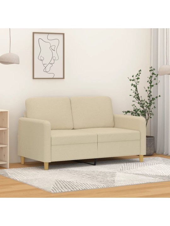 2-KOHALINE DIIVAN, KREEMJAS, 120 CM, KANGAS