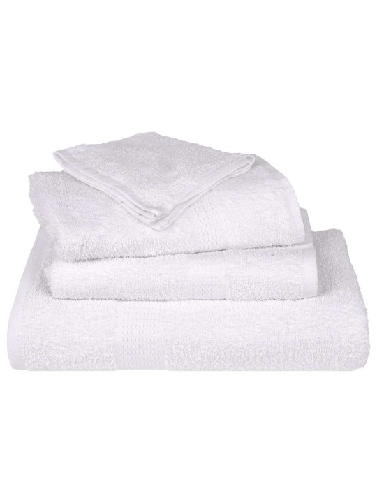 SEEBIRÄTIKUD 10 TK, VALGE, 30X30 CM, 360 GSM, 100% PUUVILL