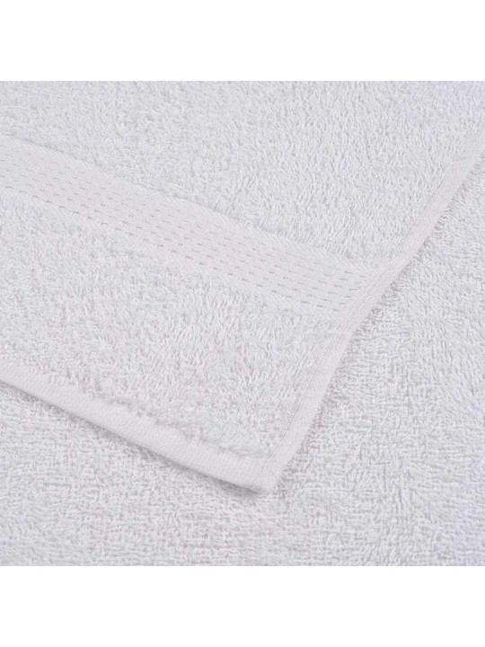 KÜLALISTERÄTIKUD 10 TK, VALGE, 30X50 CM, 360 GSM, 100% PUUVILL