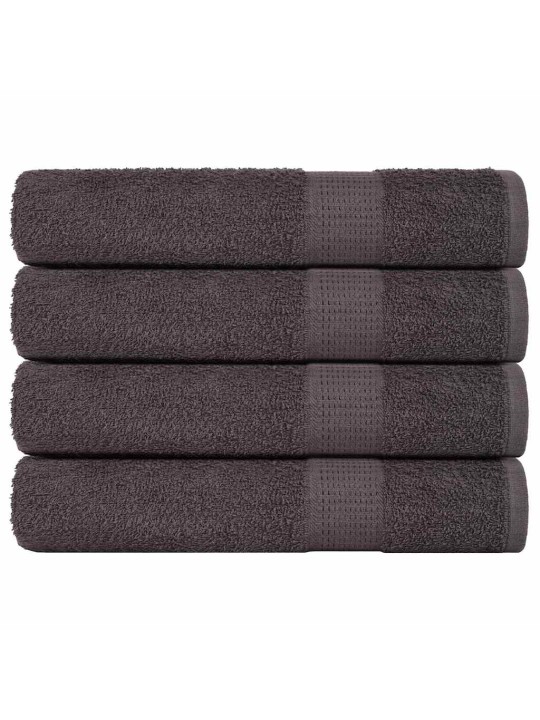 RÄTIKUD 4 TK, ANTRATSIITHALL, 100X200 CM, 360 GSM, 100% PUUVILL