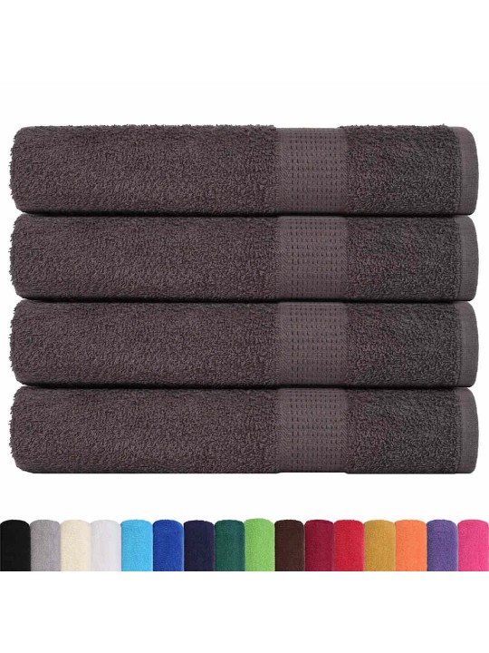 RÄTIKUD 4 TK, ANTRATSIITHALL, 100X200 CM, 360 GSM, 100% PUUVILL