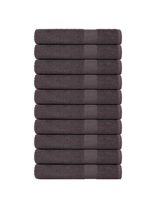 RÄTIKUD 10 TK, ANTRATSIITHALL, 100X200CM, 360 GSM, 100% PUUVILL