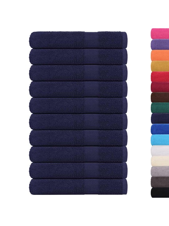 SAUNARÄTIKUD 10 TK, TUMESININE, 80X200CM, 360 GSM, 100% PUUVILL