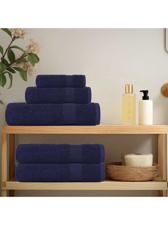 RÄTIKUD 10 TK, TUMESININE, 100X200 CM, 360 GSM, 100% PUUVILL