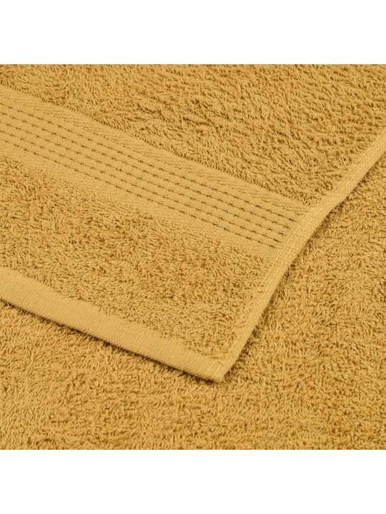 SAUNALINAD 2 TK, KULDNE, 100X150 CM, 360 GSM, 100% PUUVILL