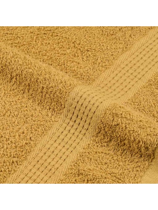 SAUNALINAD 4 TK, KULDNE, 100X150 CM, 360 GSM, 100% PUUVILL