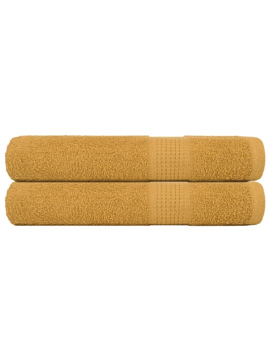 SAUNARÄTIKUD 2 TK, KULDNE, 80X200 CM, 360 GSM, 100% PUUVILL