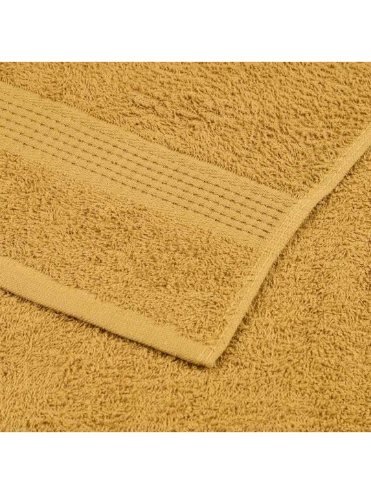 SAUNARÄTIKUD 2 TK, KULDNE, 80X200 CM, 360 GSM, 100% PUUVILL