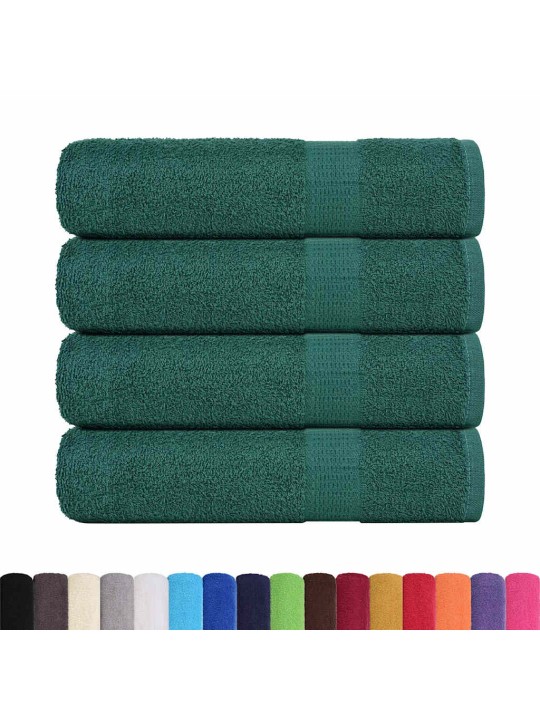 SAUNALINAD 4 TK, ROHELINE, 100X150 CM, 360 GSM, 100% PUUVILL