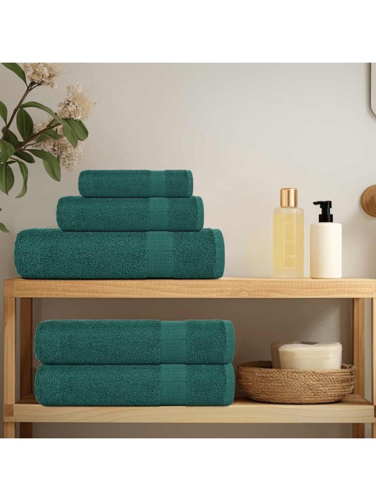 SAUNALINAD 10 TK, ROHELINE, 100X150 CM, 360 GSM, 100% PUUVILL