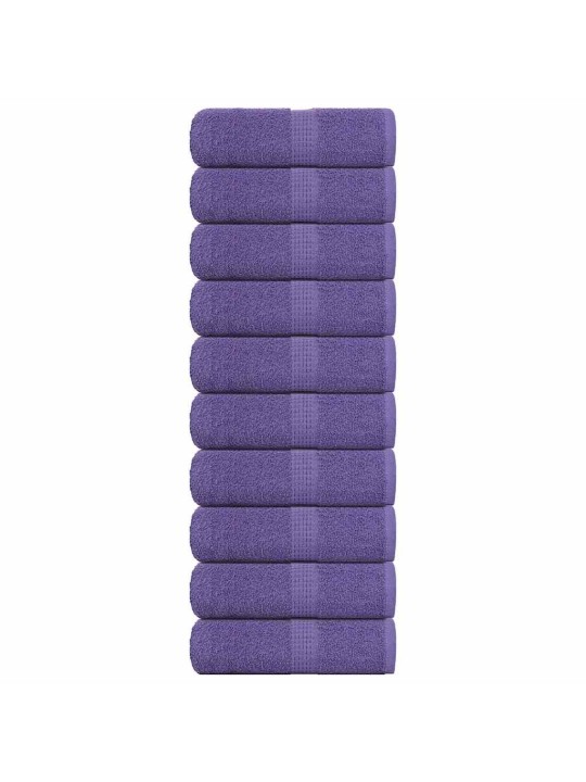 SEEBIRÄTIKUD 10 TK, LILLA, 30X30 CM, 360 GSM, 100% PUUVILL