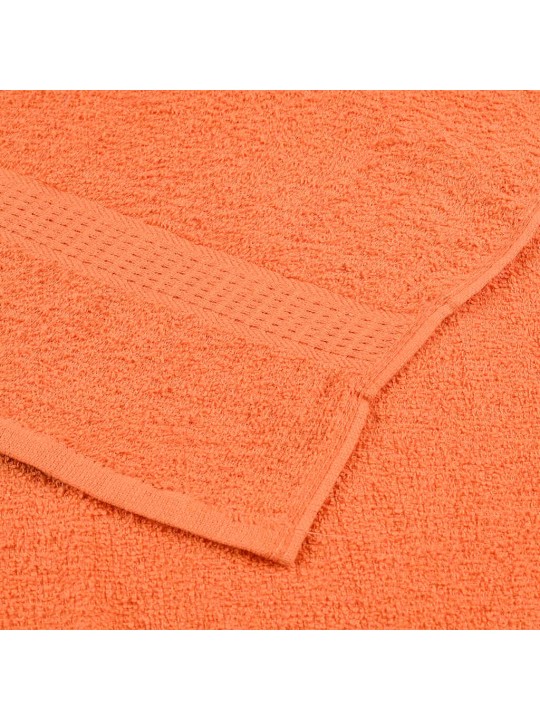 12-osaline rätikute komplekt, oranž, 360 gsm 100% puuvill